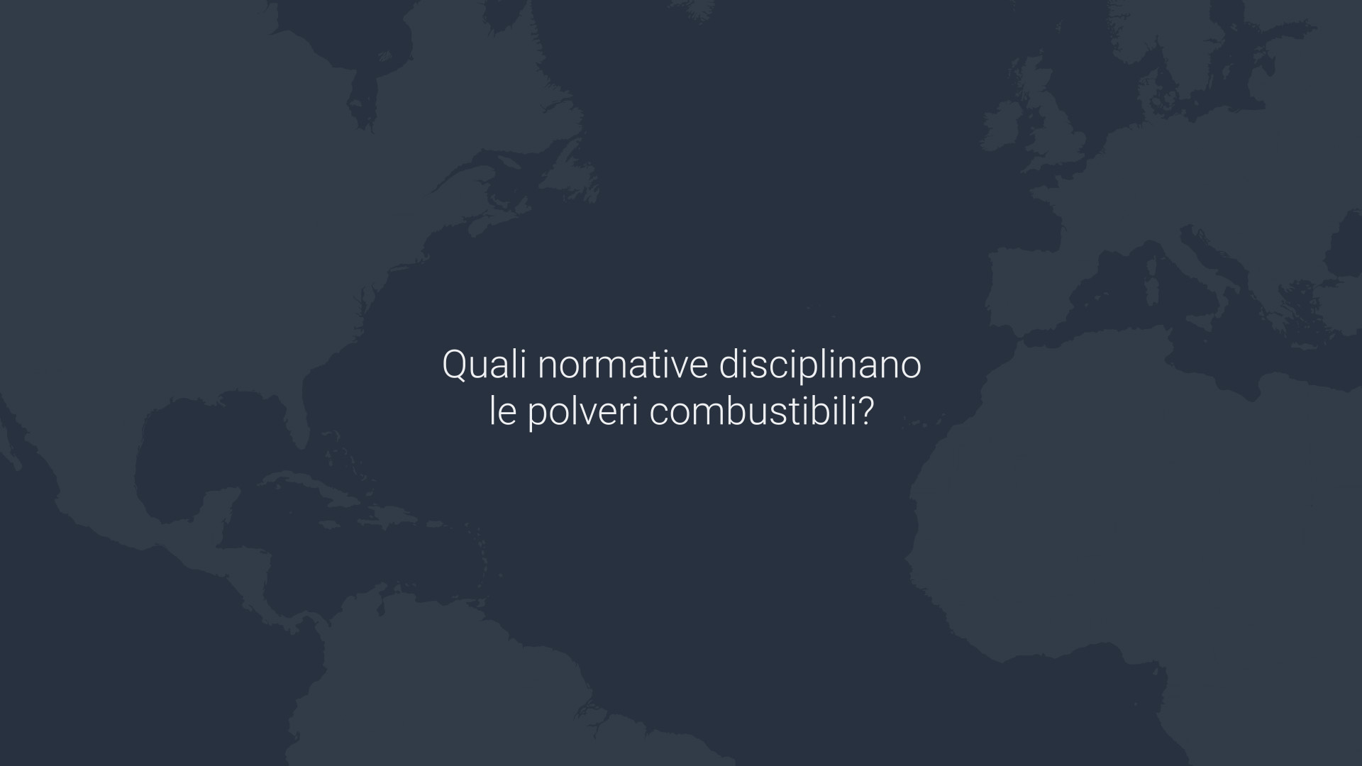 Quali sono le norme che regolano la polvere combustibile?