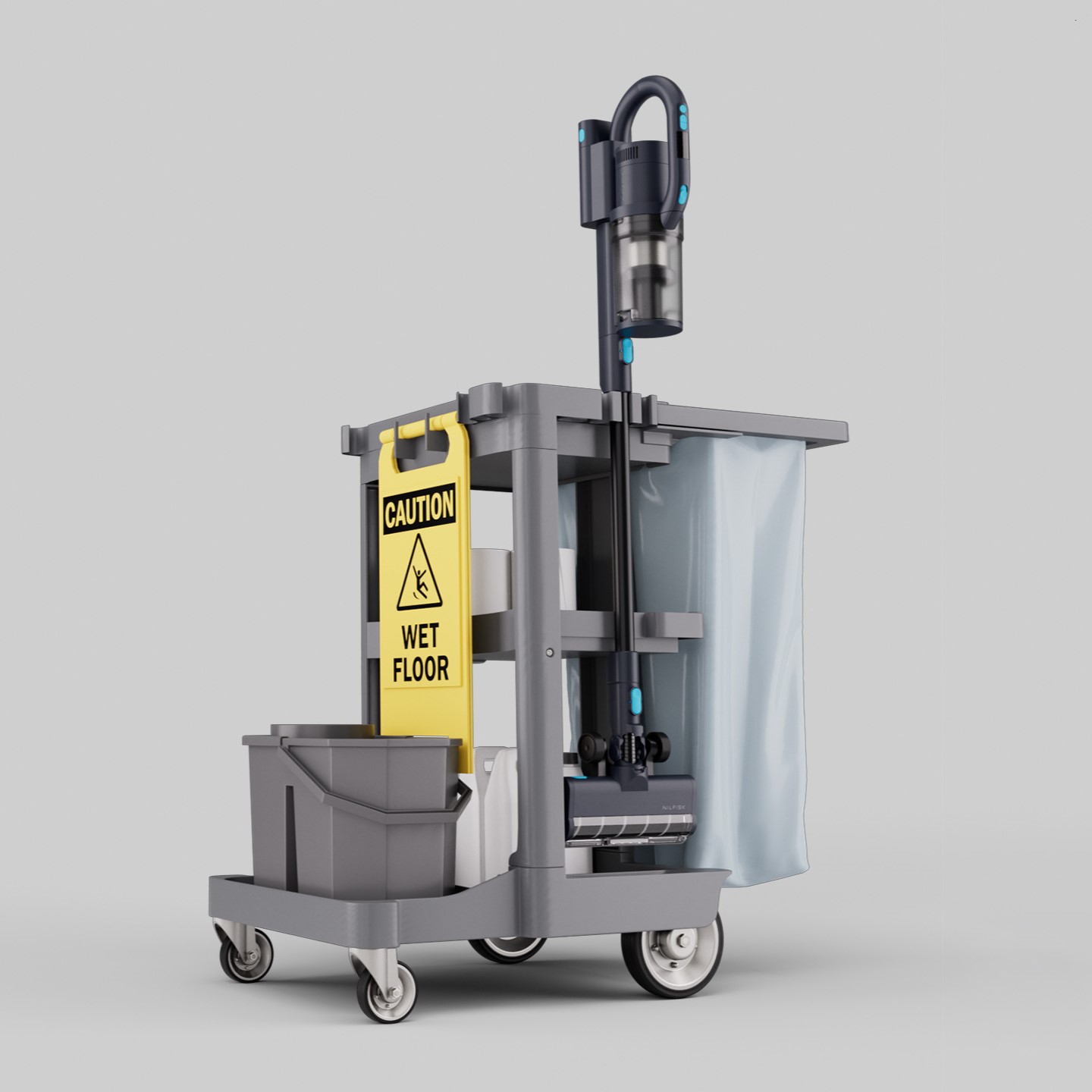 VU200 Lityum-iyon Akülü Profesyonel Dik Süpürge