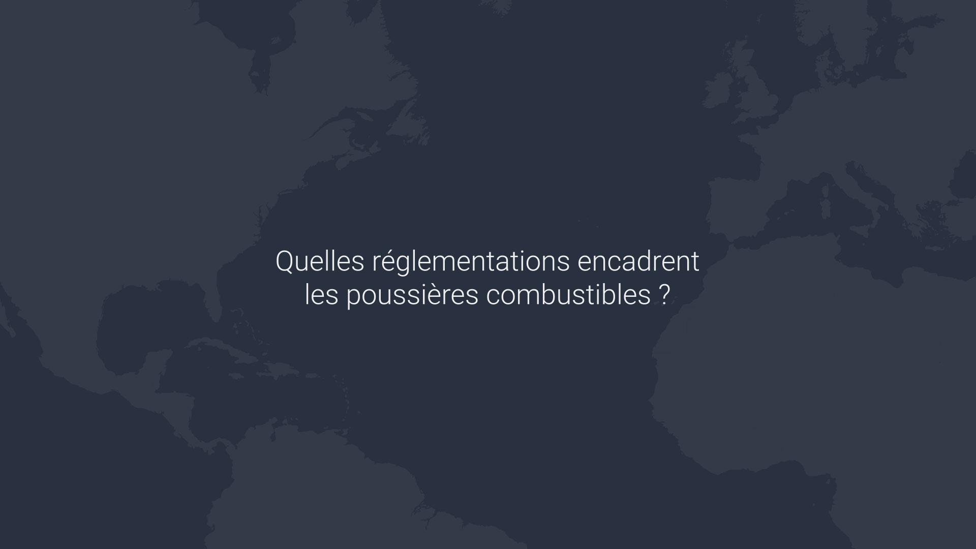 Quelles sont les réglementations qui régissent les poussières combustibles ?